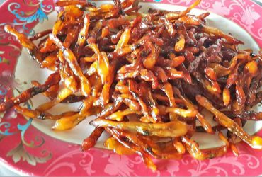 Sweet dried razor clams